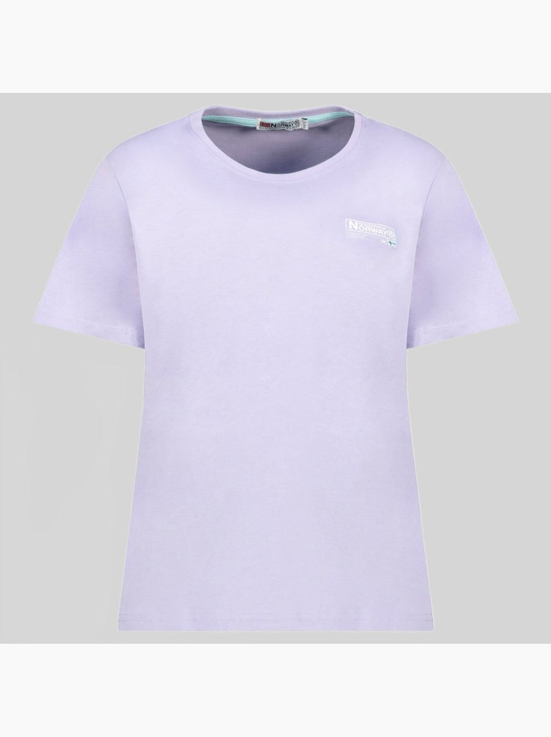 T-shirt jilva – geographical norway Paars - Kiabi