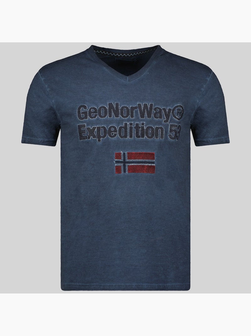 T-shirt jimdo – geographical norway Bleu marine - Kiabi