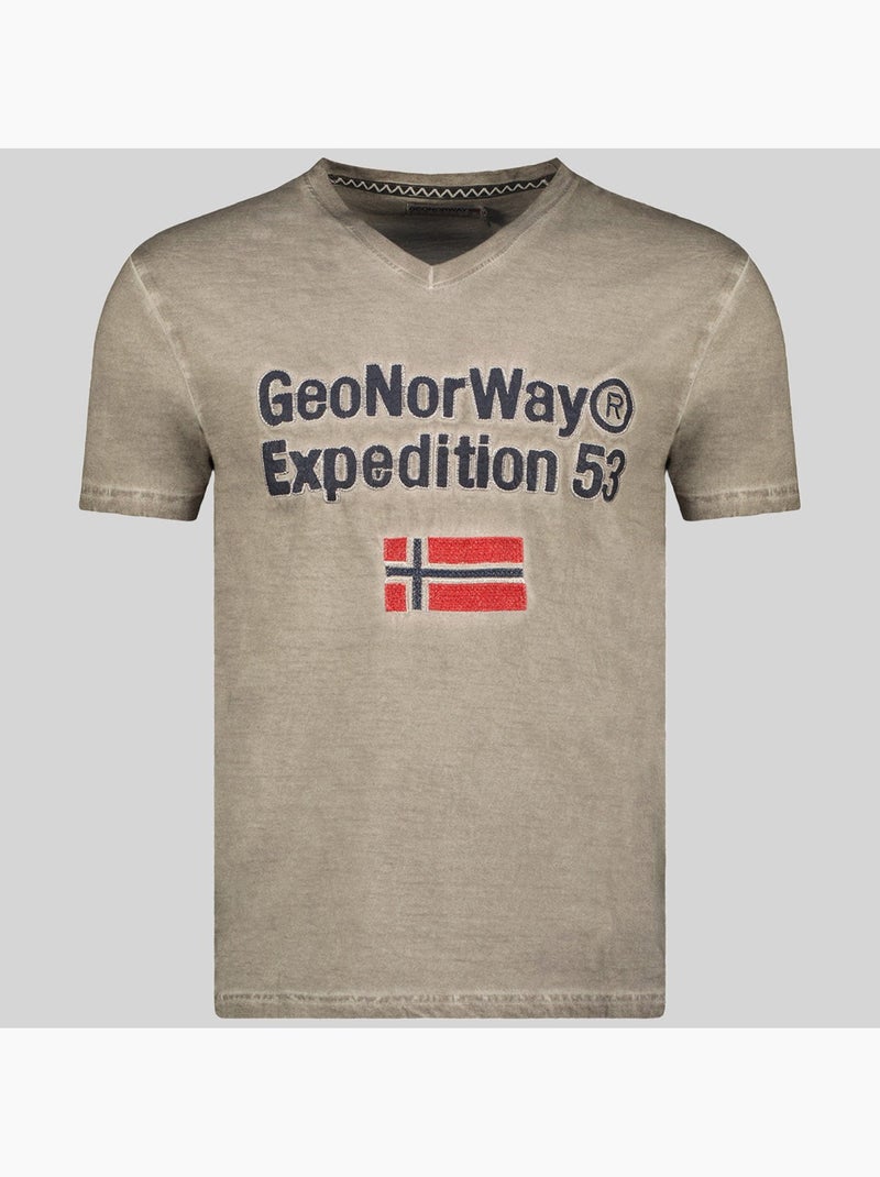 T-shirt jimdo – geographical norway Kaki - Kiabi