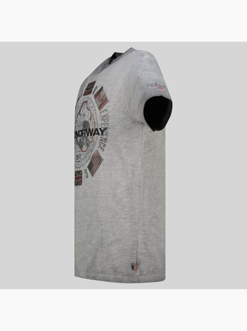 T-shirt jirkel – geographical norway Donkergrijs - Kiabi