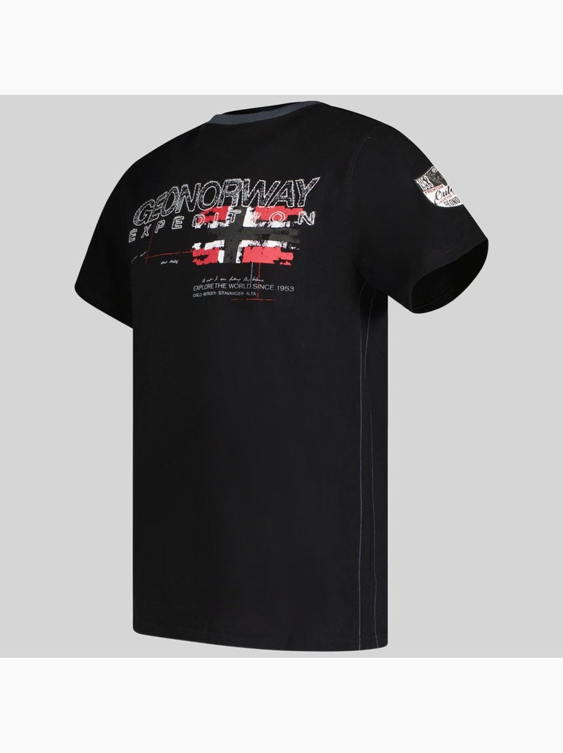 T-shirt jisland – geographical norway Noir - Kiabi