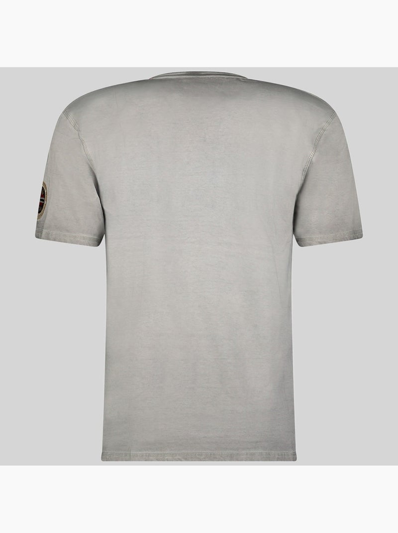 T-shirt joasis – geographical norway Lichtgrijs - Kiabi