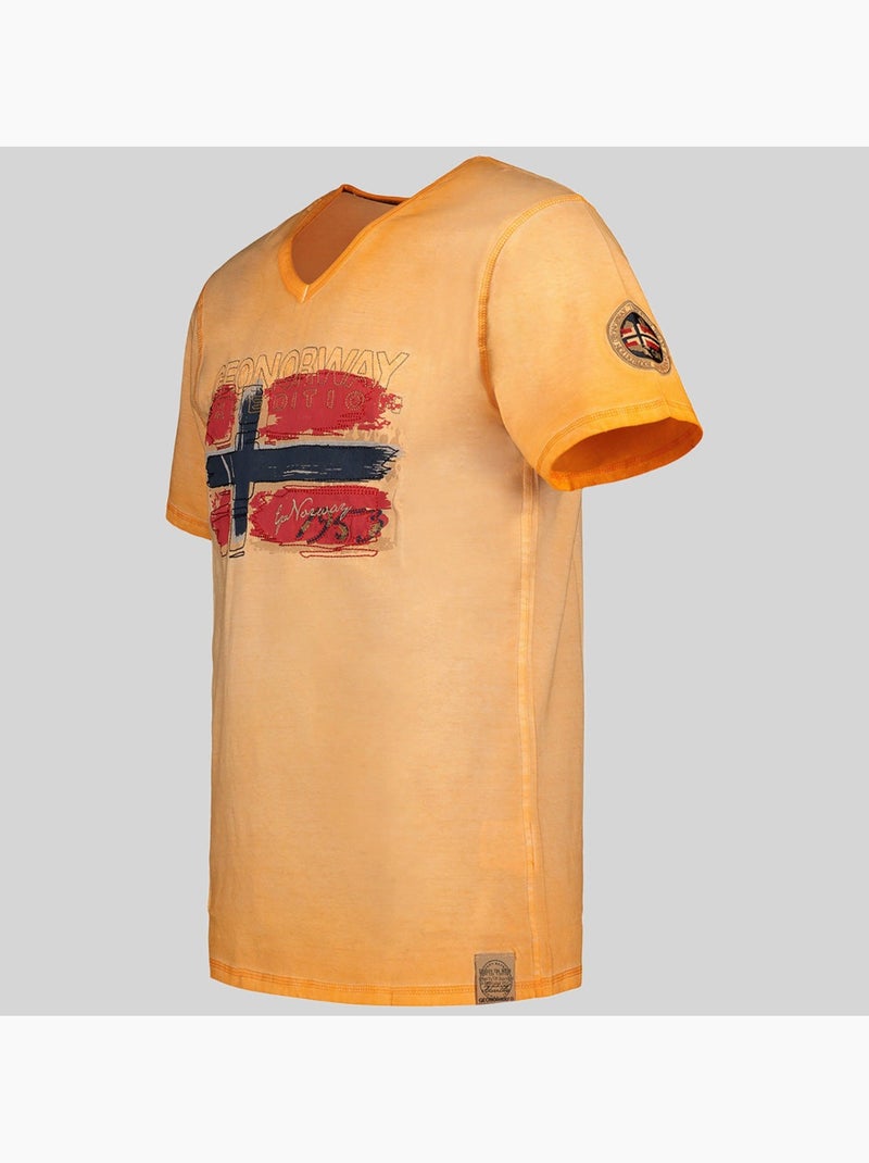 T-shirt joasis – geographical norway Orange - Kiabi