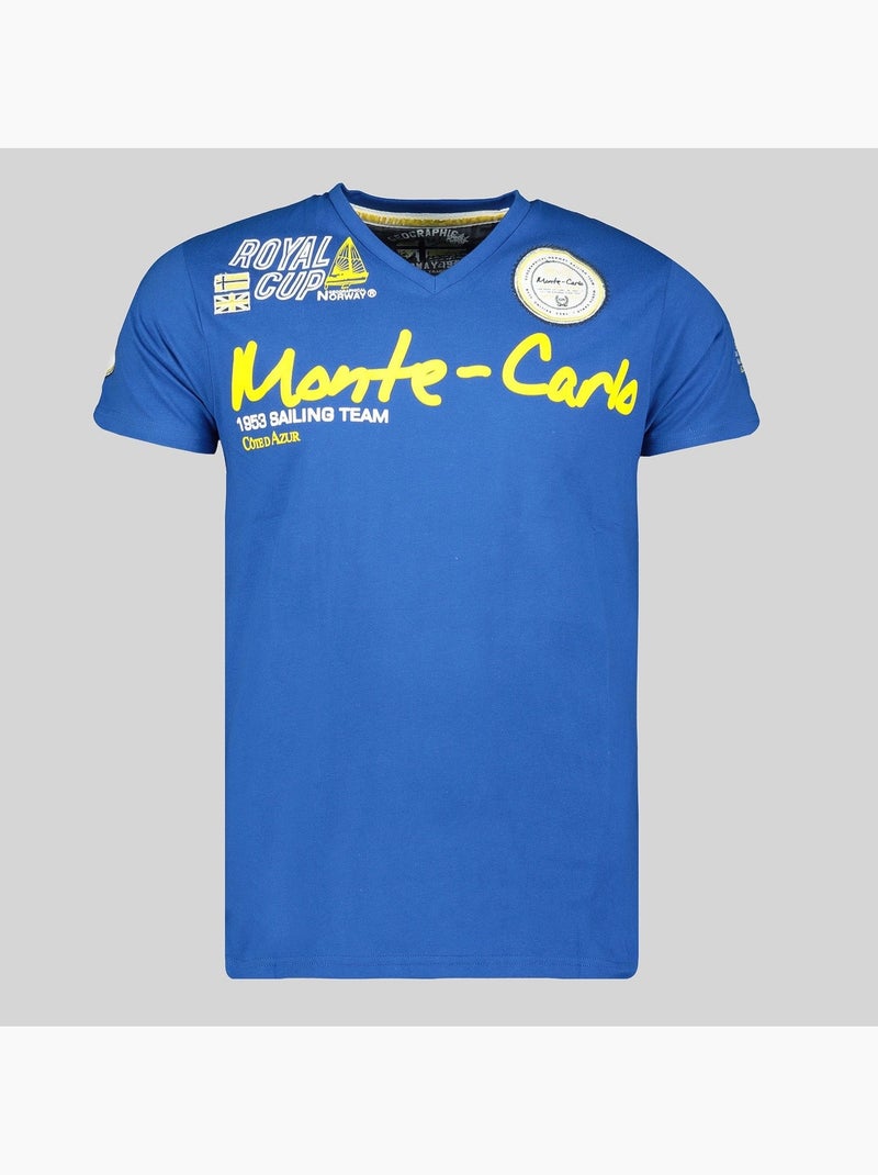 T-shirt jocean – geographical norway Bleu roi - Kiabi