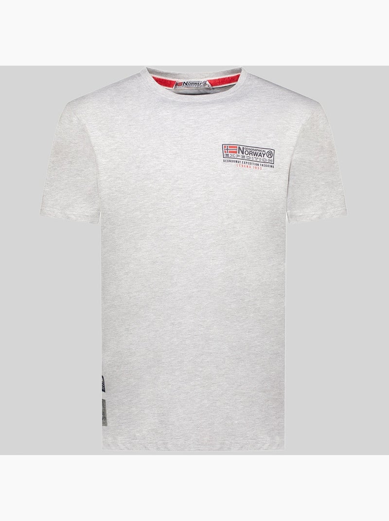 T-shirt joffroy – geographical norway Lichtgrijs - Kiabi
