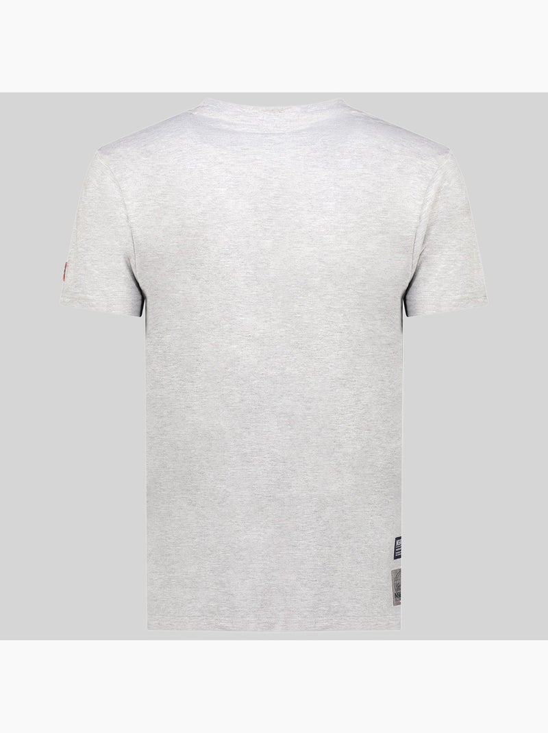 T-shirt joffroy – geographical norway Lichtgrijs - Kiabi