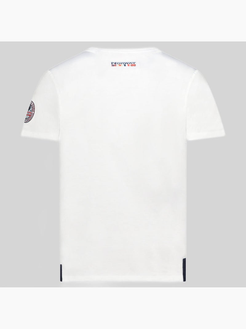 T-shirt jolympia – geographical norway Blanc - Kiabi