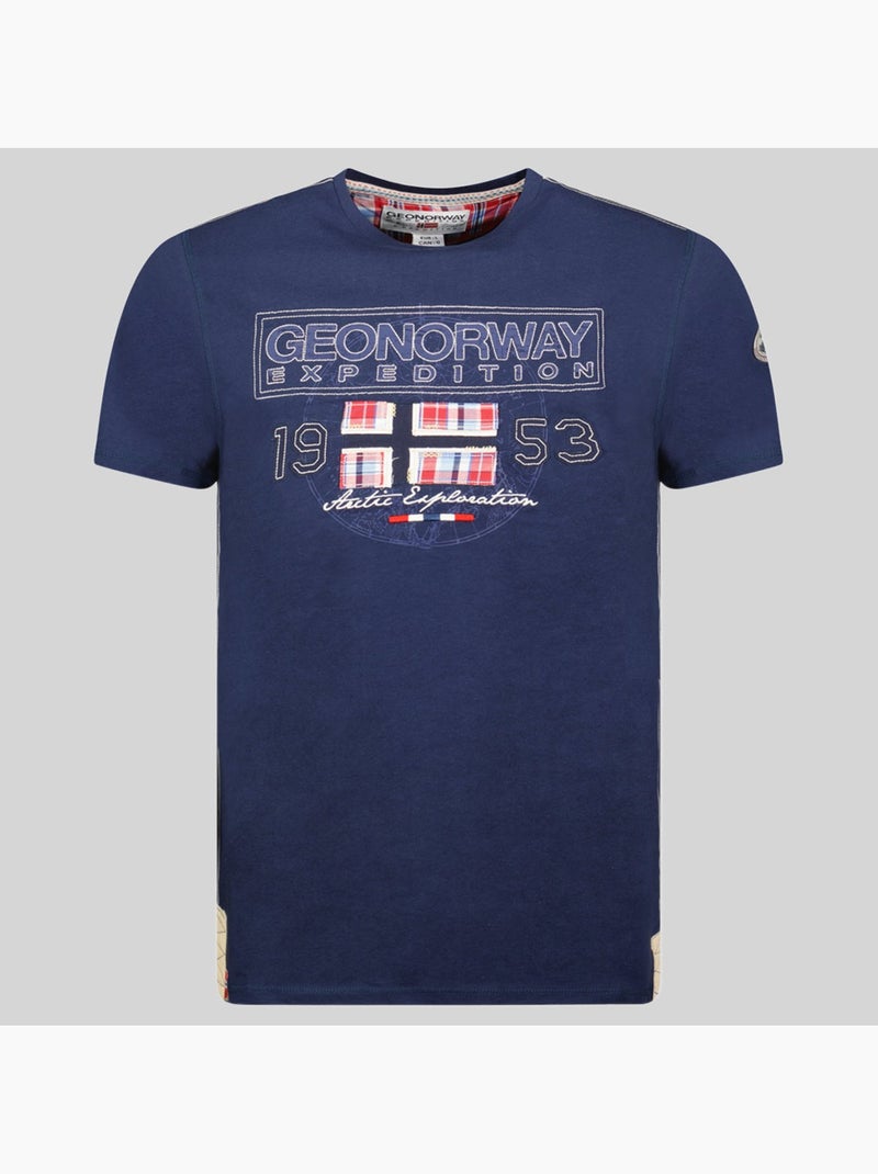 T-shirt jolympia – geographical norway Bleu marine - Kiabi