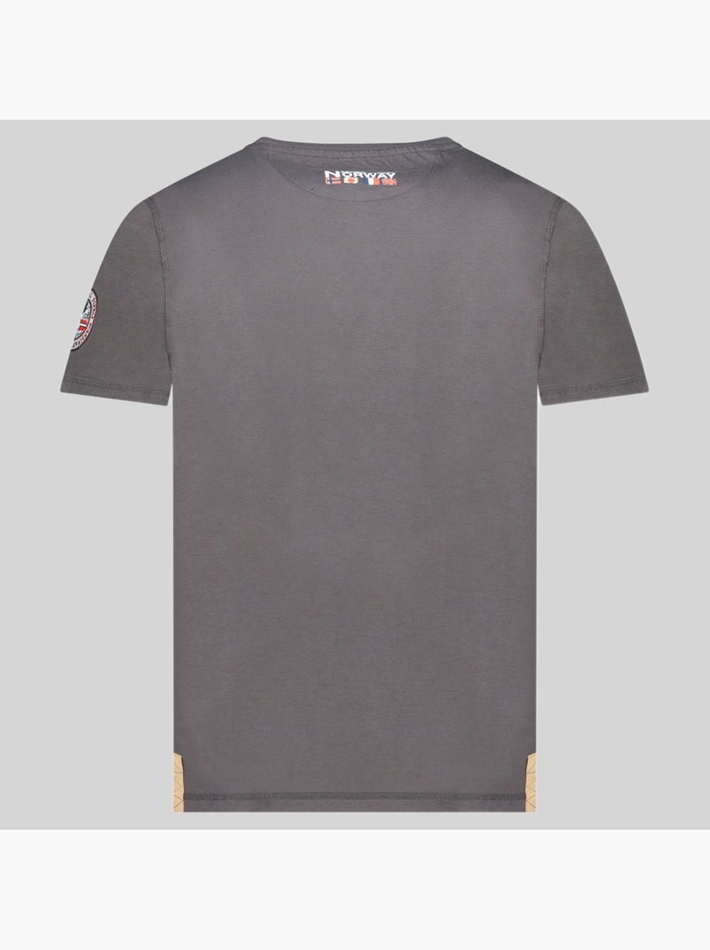 T-shirt jolympia – geographical norway Donkergrijs - Kiabi