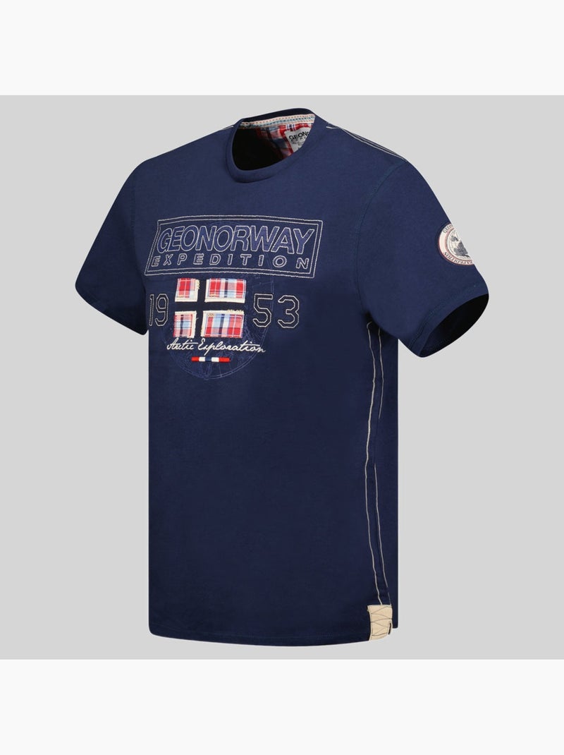 T-shirt jolympia – geographical norway Marineblauw - Kiabi