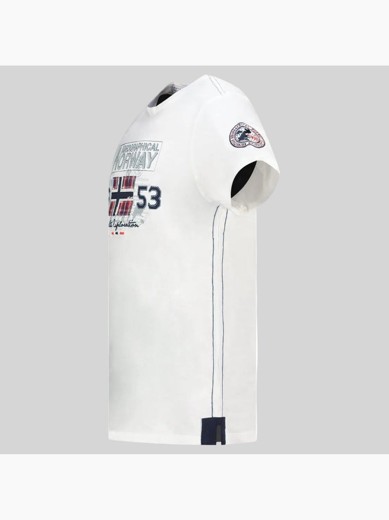 T-shirt jolympia – geographical norway Wit - Kiabi