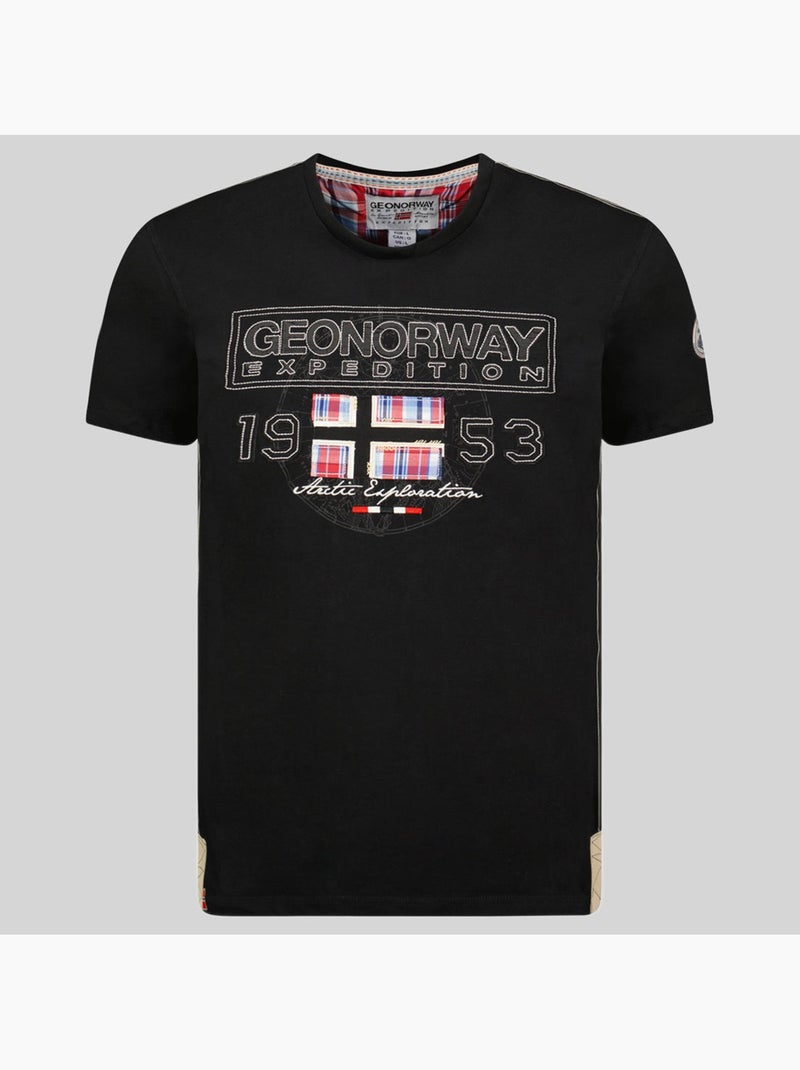 T-shirt jolympia – geographical norway Zwart - Kiabi