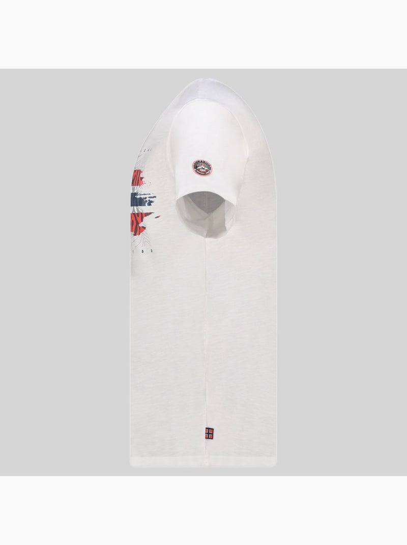 T-shirt jopograph – geographical norway Wit - Kiabi