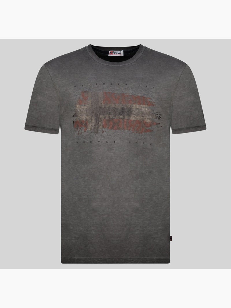 T-shirt jopograph – geographical norway Zwart - Kiabi