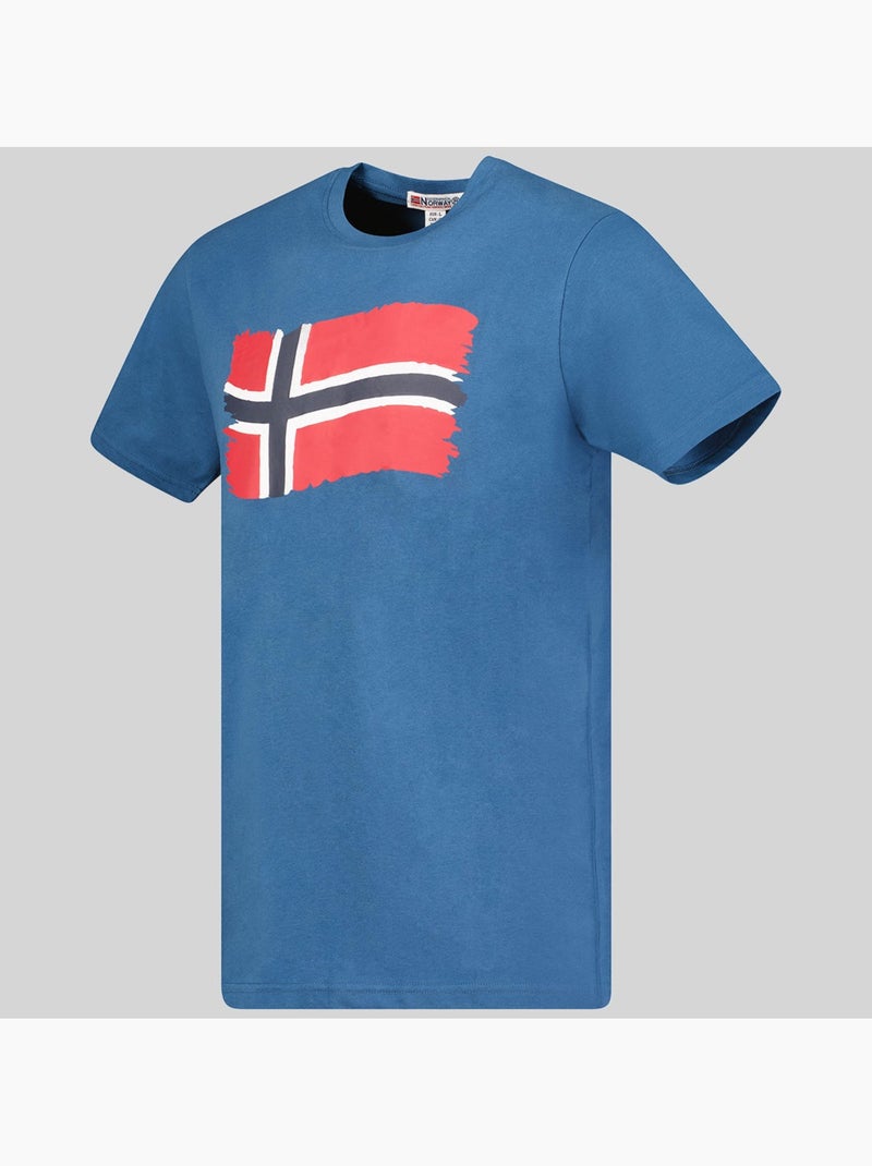 T-shirt jorent – geographical norway Blauw - Kiabi