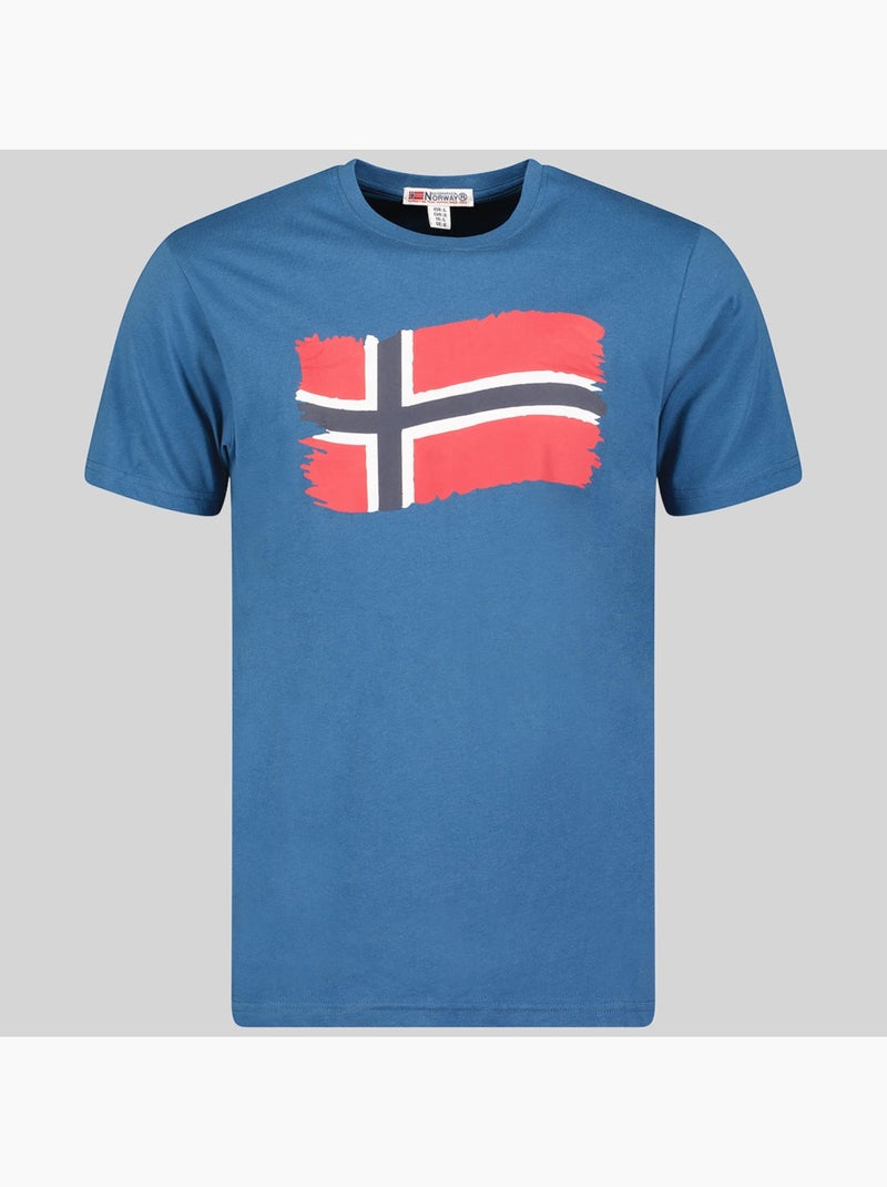 T-shirt jorent – geographical norway Bleu - Kiabi