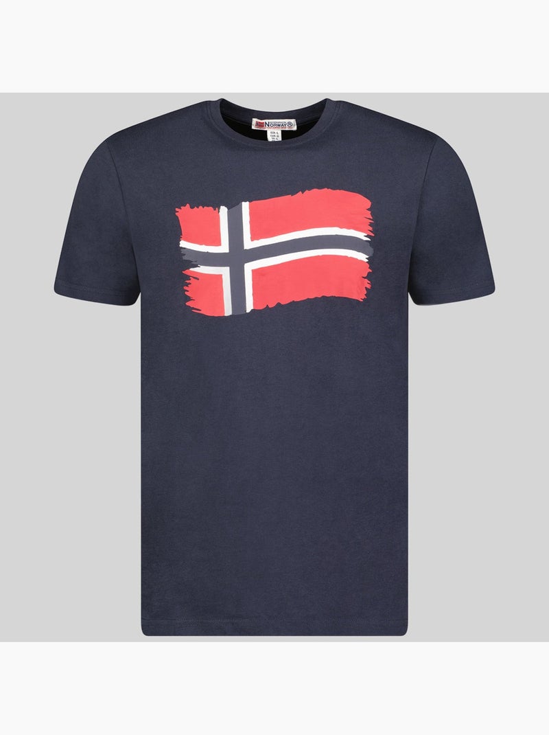T-shirt jorent – geographical norway Marineblauw - Kiabi