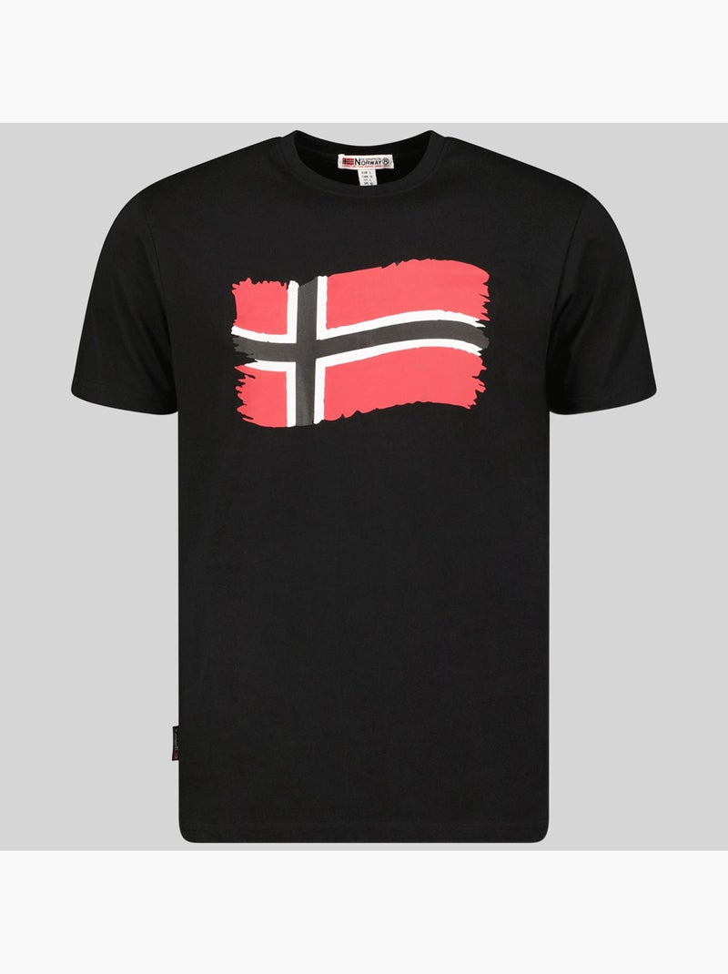T-shirt jorent – geographical norway Noir - Kiabi
