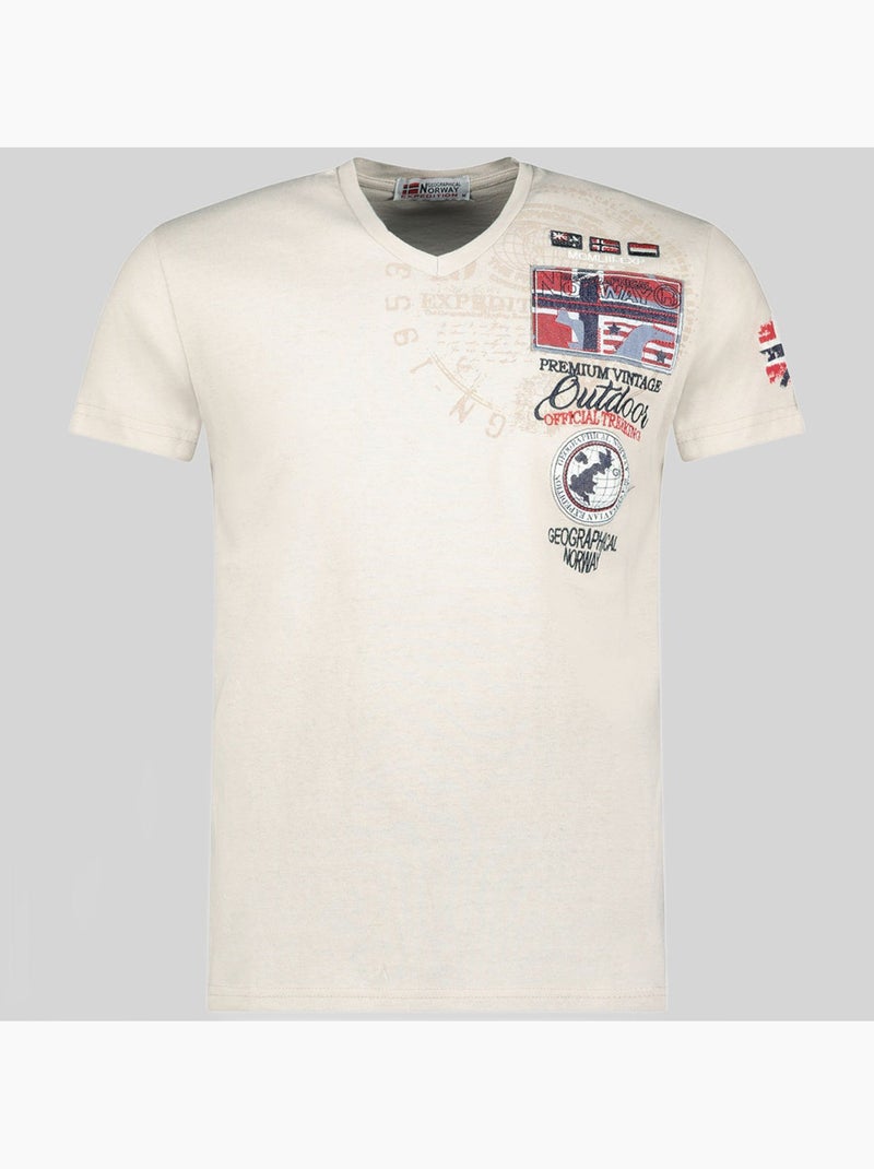T-shirt jotham – geographical norway Beige - Kiabi