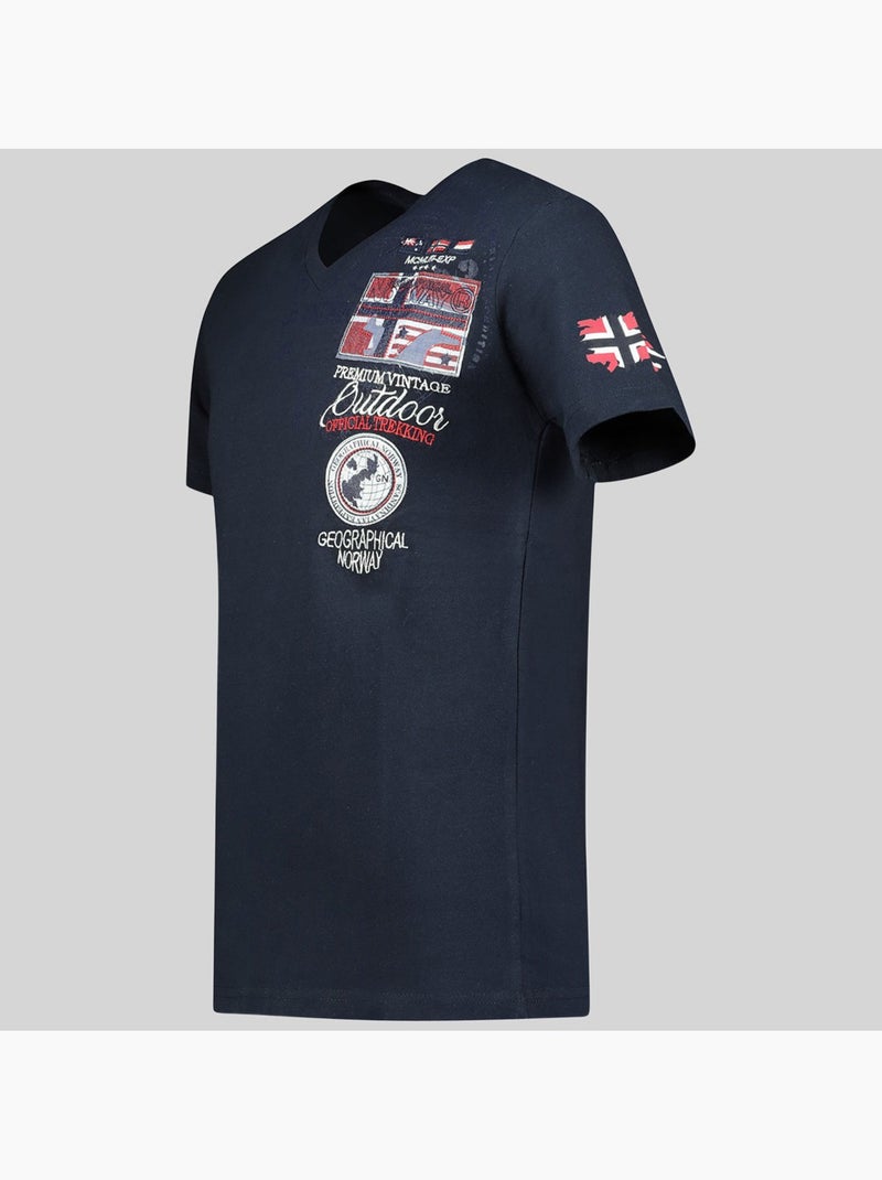 T-shirt jotham – geographical norway Bleu marine - Kiabi