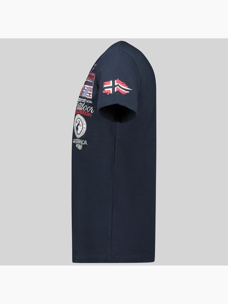 T-shirt jotham – geographical norway Marineblauw - Kiabi