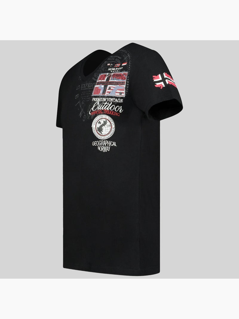 T-shirt jotham – geographical norway Noir - Kiabi