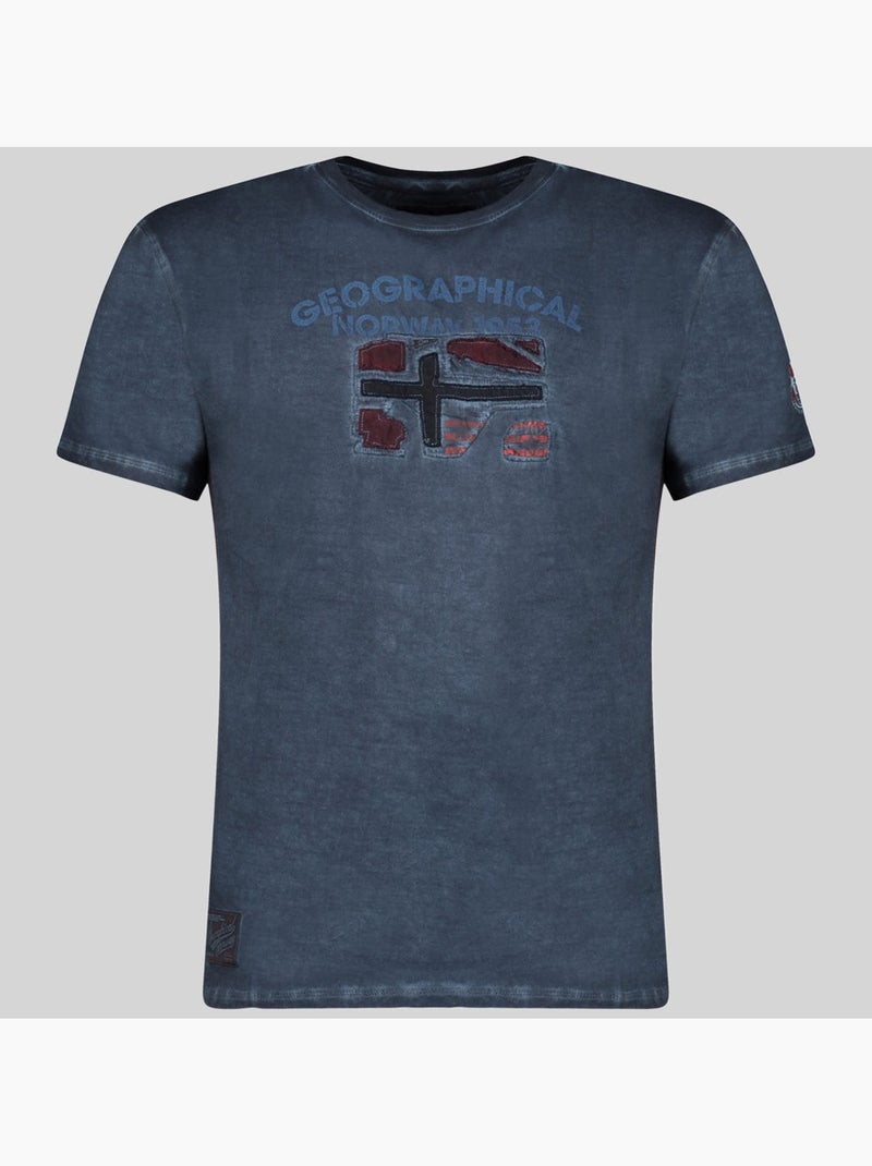 T-shirt jotz – geographical norway Marineblauw - Kiabi