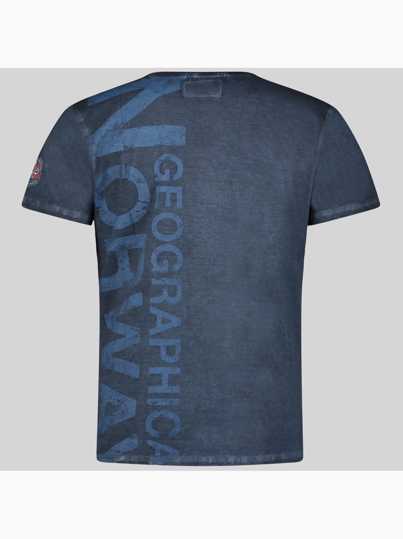 T-shirt jotz – geographical norway Marineblauw - Kiabi