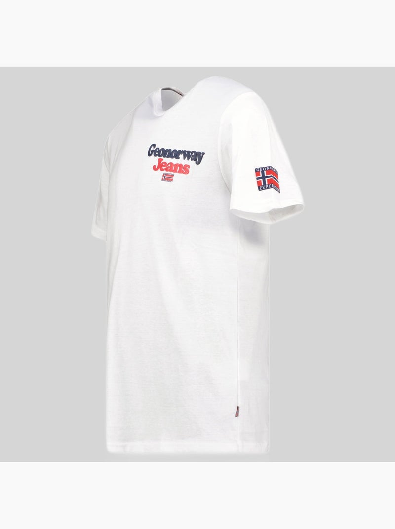 T-shirt joupper – geographical norway Blanc - Kiabi