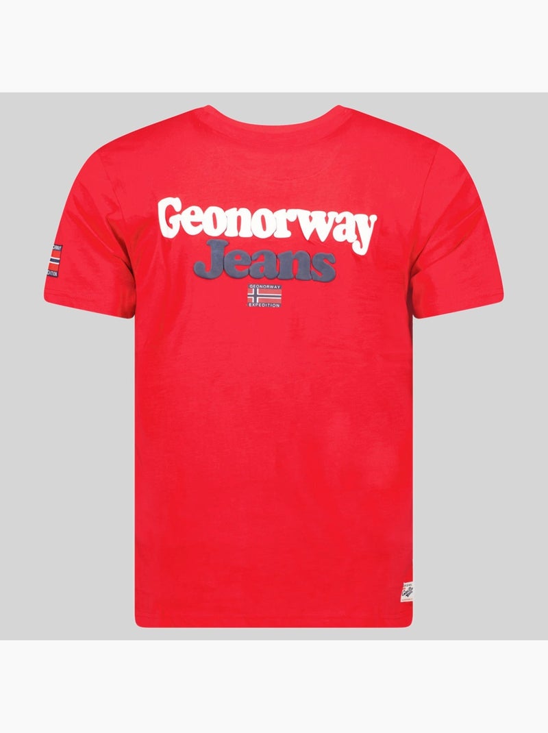 T-shirt joupper – geographical norway Rouge - Kiabi