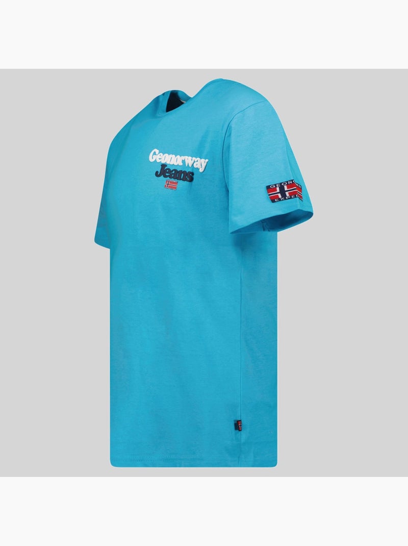 T-shirt joupper – geographical norway Turquoise - Kiabi