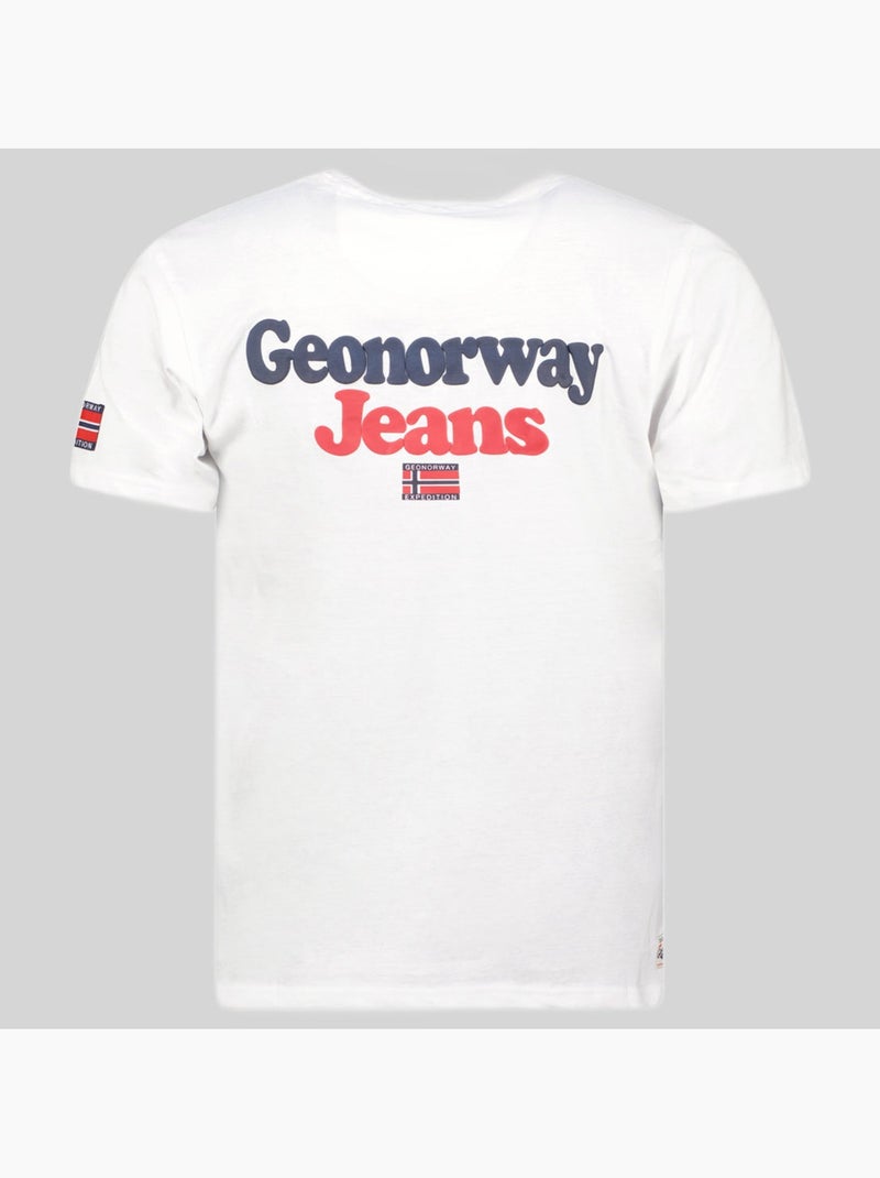 T-shirt joupper – geographical norway Wit - Kiabi
