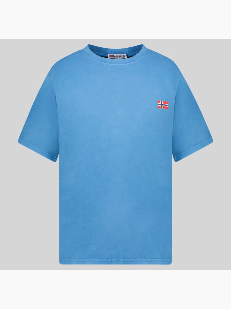 T-shirt joversize – geographical norway Bleu - Kiabi