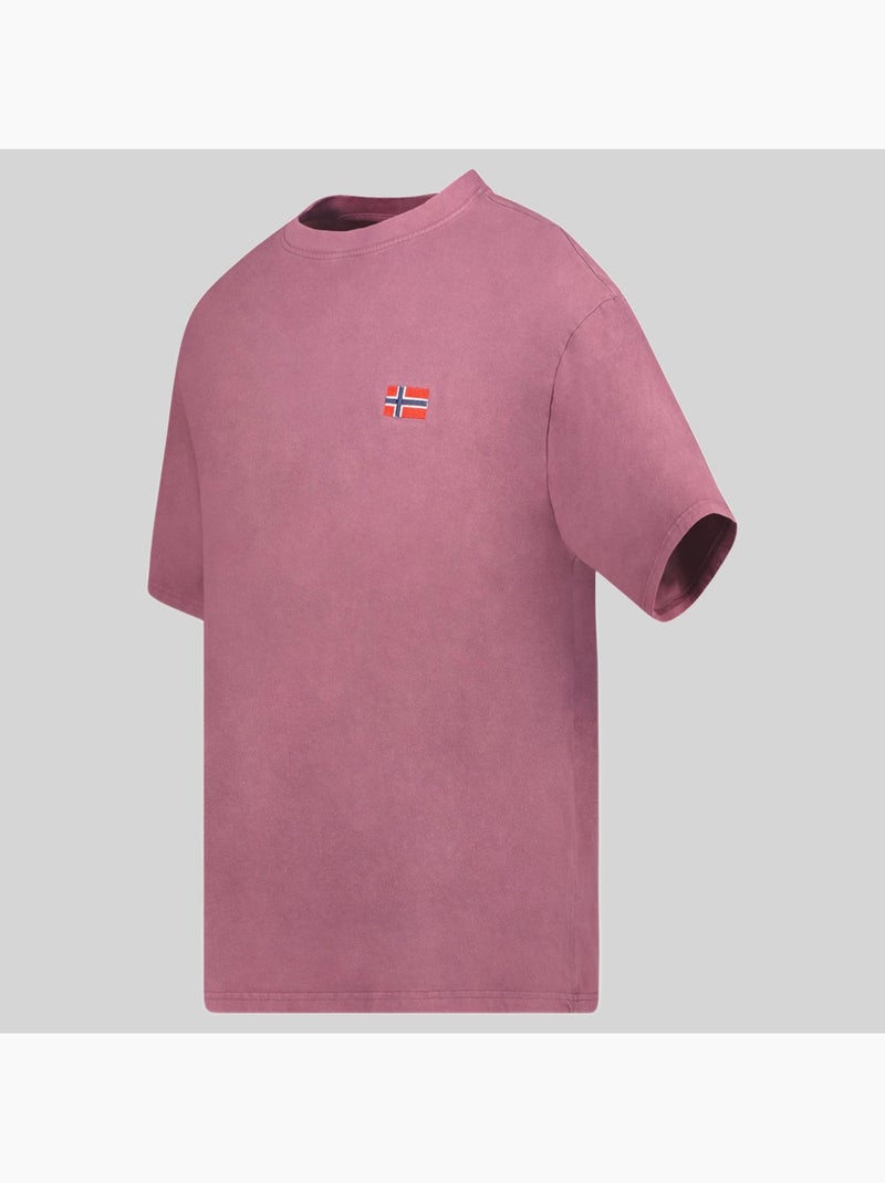 T-shirt joversize – geographical norway Bordeaux - Kiabi