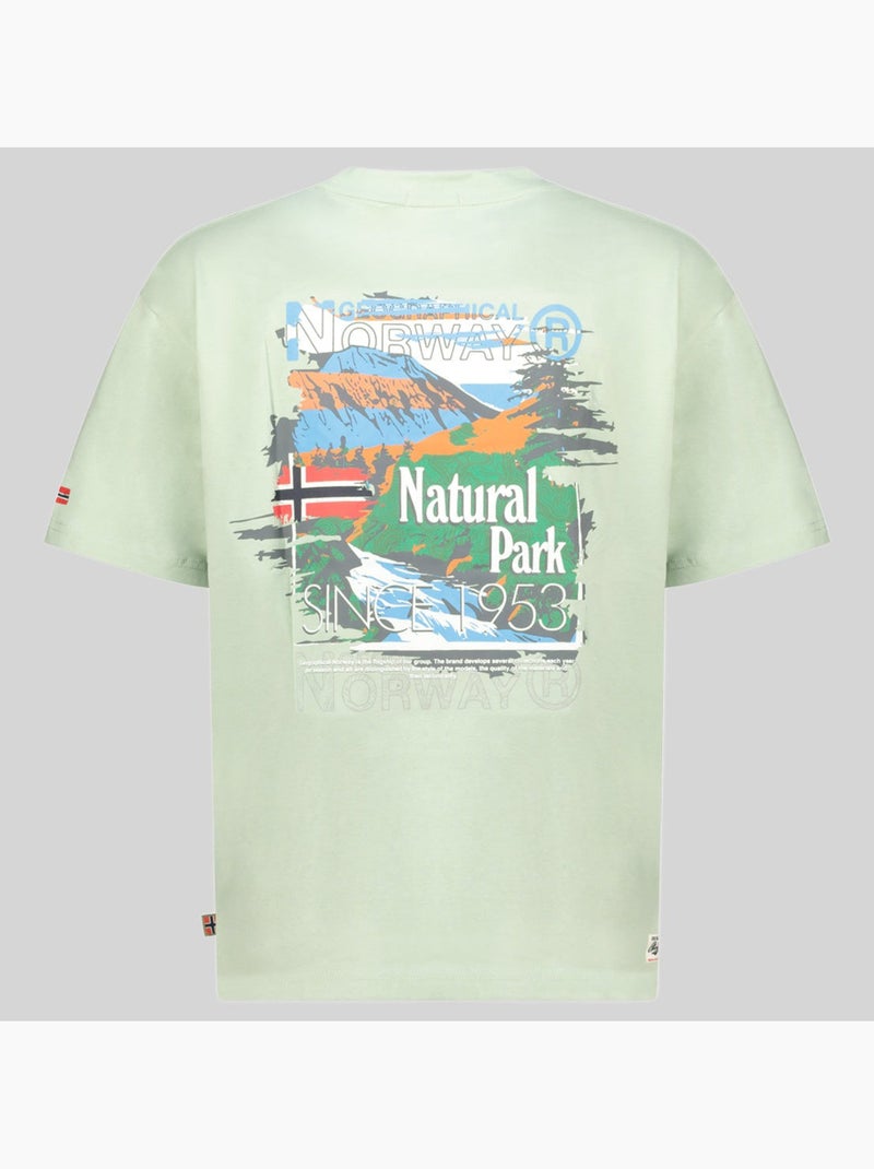 T-shirt jpark – geographical norway Groen - Kiabi