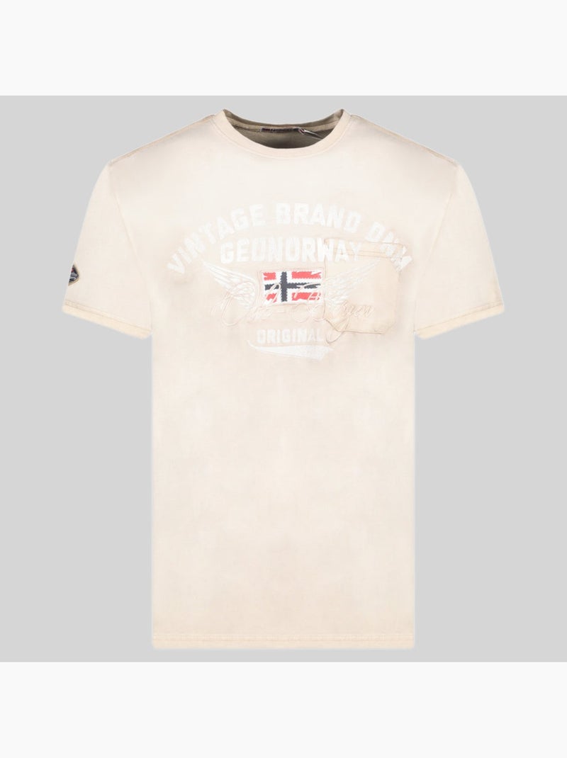 T-shirt jross – geographical norway Beige - Kiabi