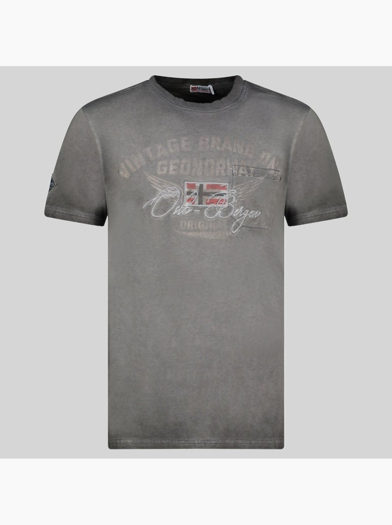 T-shirt jross – geographical norway Noir - Kiabi