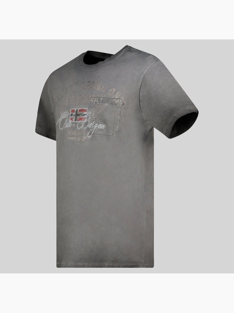 T-shirt jross – geographical norway Noir - Kiabi