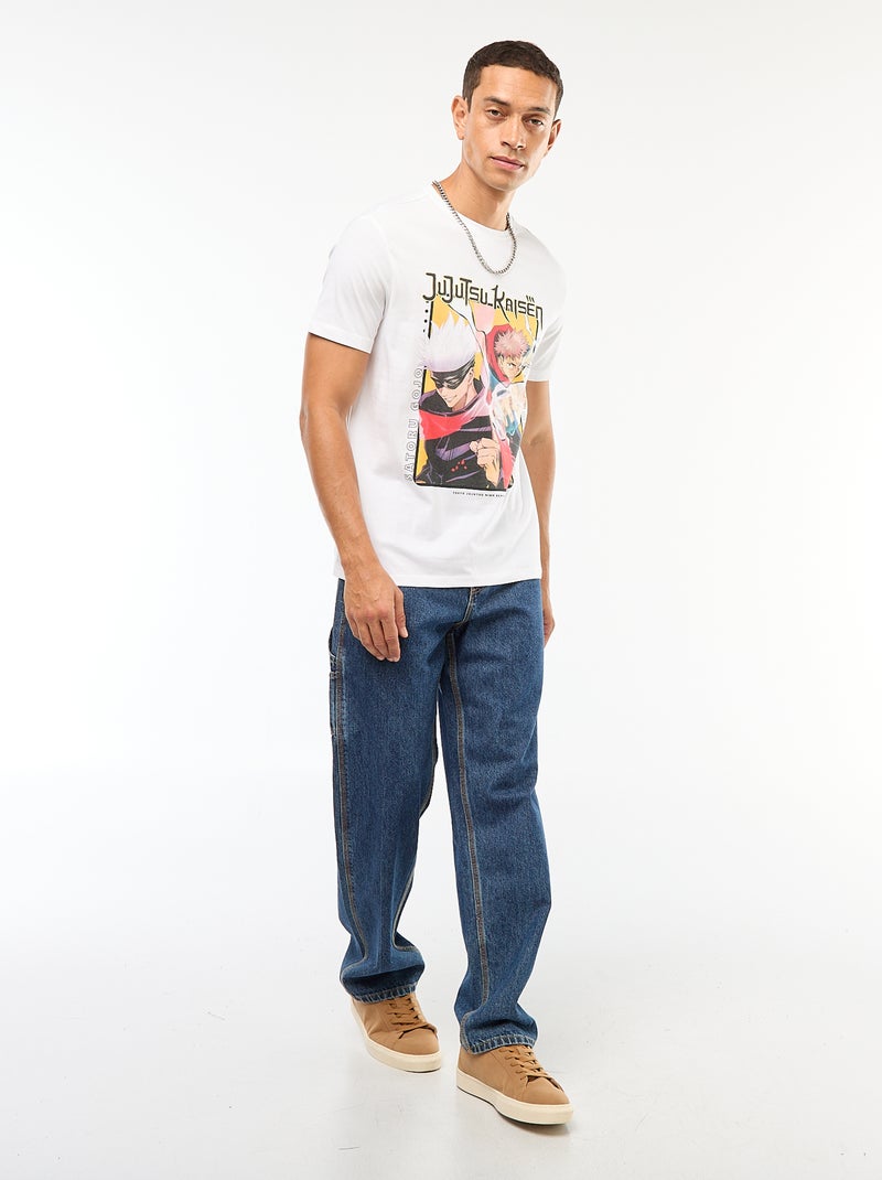 T-shirt 'Jujutsu kaisen' en coton Blanc - Kiabi