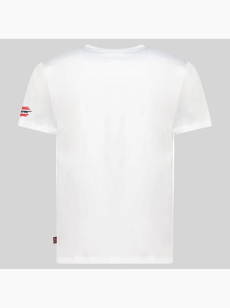 T-shirt junter – geographical norway Blanc - Kiabi