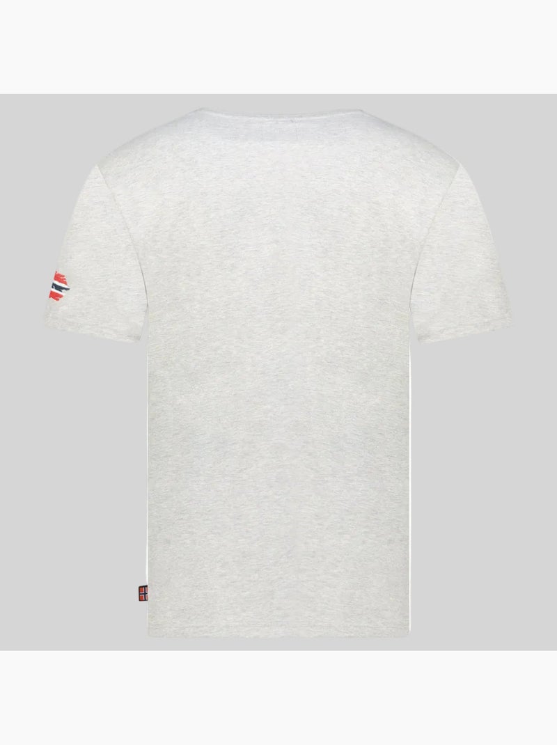 T-shirt junter – geographical norway Lichtgrijs - Kiabi