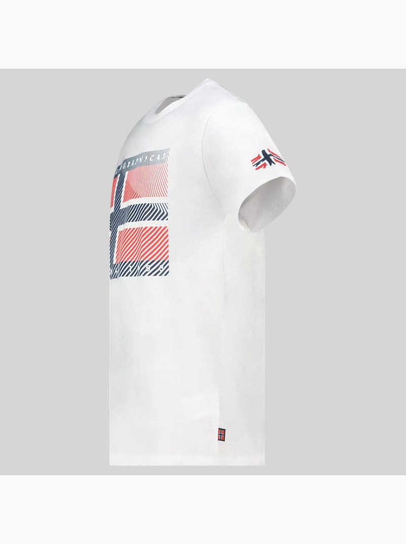T-shirt junter – geographical norway Wit - Kiabi