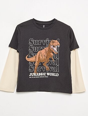 T-shirt 'Jurassic World' à manches longues