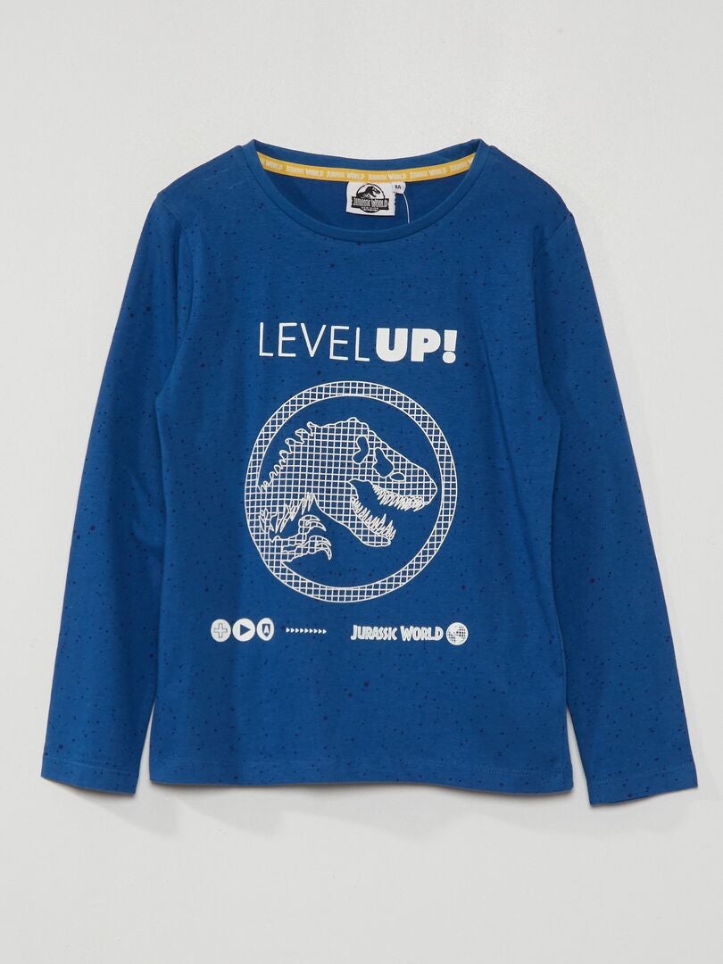 T-shirt 'Jurassic World' bleu - Kiabi