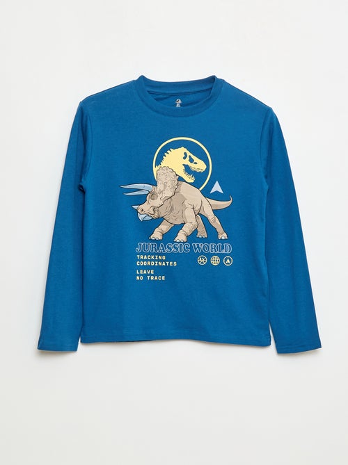 T-shirt 'Jurassic World' en coton uni - Kiabi