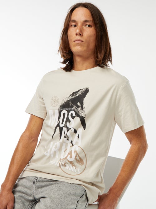 T-shirt 'Jurassic World' manches courtes - Kiabi