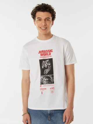 T-shirt 'Jurassic World' manches courtes