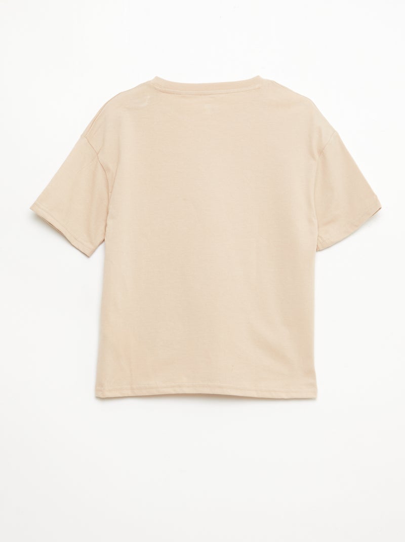 T-shirt 'Jurassic World' met korte mouwen Biege - Kiabi