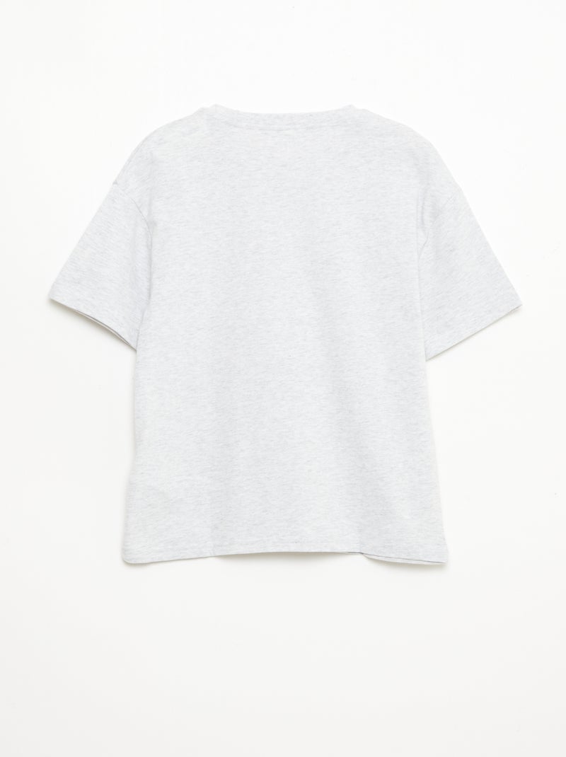 T-shirt 'Jurassic World' met korte mouwen Grijs - Kiabi