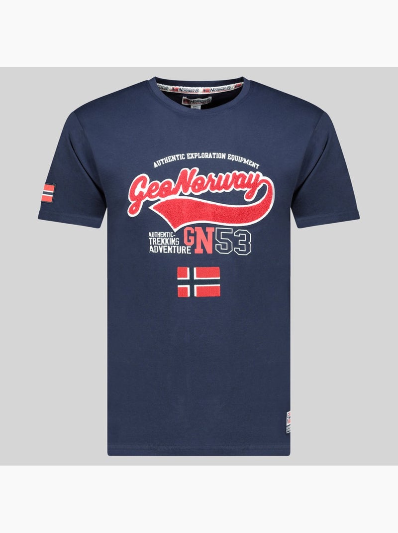 T-shirt jurbank – geographical norway Bleu marine - Kiabi